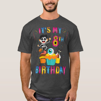 T-shirt Enfants Enfants C'est mon 8e anniversaire Ghost Sk