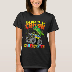 T-shirt Enfants Enfants jardin d'enfants Dinosaur Monster