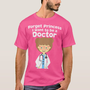 T-shirt Enfants Enfants Je Veux Être Une Chemise Docteur.