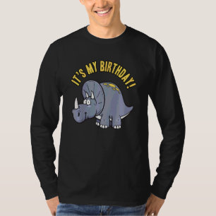 T-shirt Enfants Enfants Mignonne Anniversaire Dinosaure Th