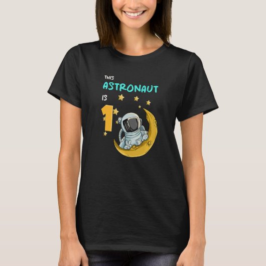 T-shirt Enfants Espace Galaxie Astronaute Planètes Univers (Devant)