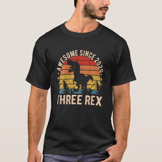 T-shirt Enfants fantastiques Depuis 2020, Trois Rex 3e Ann (Devant)