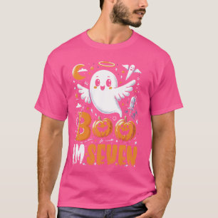 T-shirt Enfants Fantôme Boo J'ai Sept 7e Anniversaire Enfa