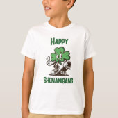T-shirt Enfants farces de skateboard de la Saint-Patrick (Devant)