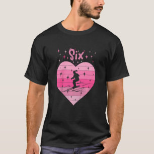 T-shirt Enfants Fille fille skieuse vacances de ski 6e ann