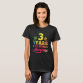 T-shirt Enfants Filles 3e anniversaire 3 ans teinture Crav (Devant entier)
