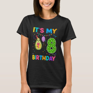 T-shirt Enfants filles C'est mon 8ème anniversaire 8 ans A