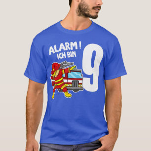 T-shirt Enfants Fire Engine 9e anniversaire Dabbing Firema