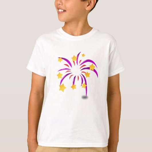 T-shirt Enfants Fireworks (Devant)