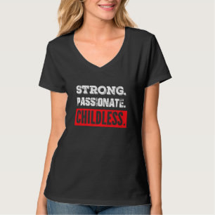 T-shirt Enfants Forts Passionnés Sans Enfants
