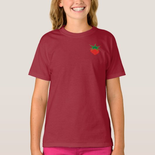 T-Shirt Enfants Fraise (Devant)