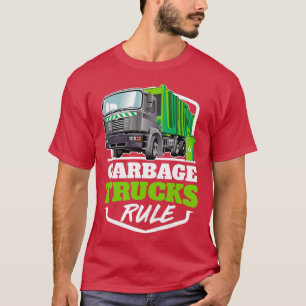 T-shirt Enfants Garbage Trucks Règle Garbage Trucks