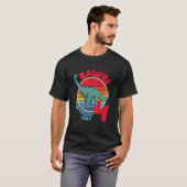 T-shirt Enfants garçon 4e anniversaire I Rawr! Brachiosaur (Devant entier)