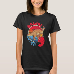 T-shirt Enfants Garçon 9e anniversaire I Rawday! Parasauro