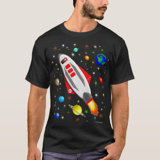 T-shirt Enfants Garçons fabuleux roquette dans l'espace Sy