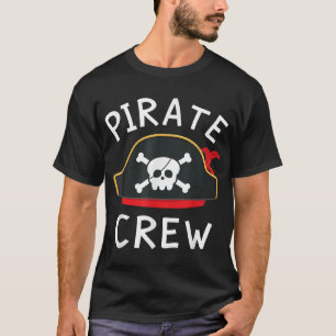 T-shirt Enfants Garçons Pirate Crew Anniversaire Fournitur