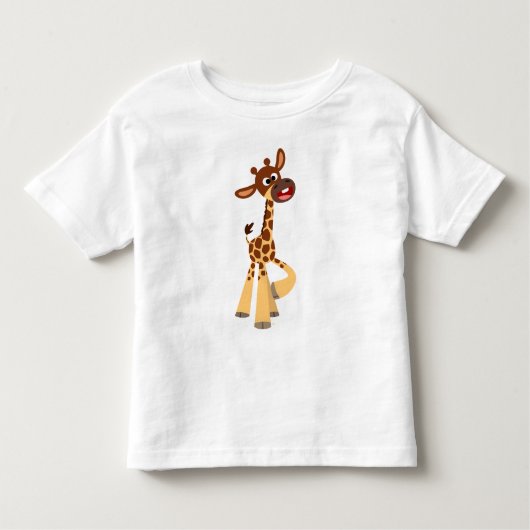 T-shirt Enfants Giraffe Bébé Cartoon mignonne (Devant)