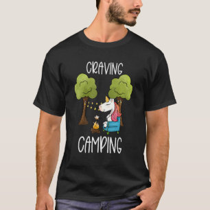 T-shirt Enfants Glamping Gear Unicorn Camping Stuff Summ