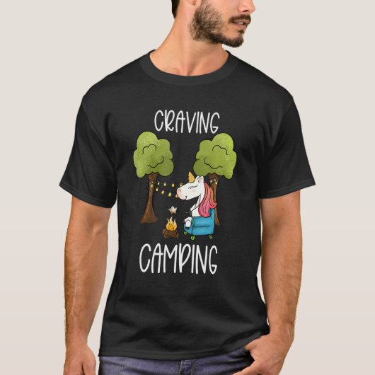 T-shirt Enfants Glamping Gear Unicorn Camping Stuff Summ (Devant)
