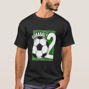 T-shirt Enfants Goaal 2e anniversaire 2 an Joueur de footb