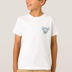 T-shirt Enfants Haltérophiles Nuage de Tonnerre Fort
