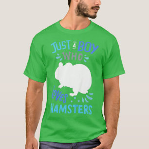 T-shirt Enfants Hamster Juste Un Garçon Qui Aime Hamsters