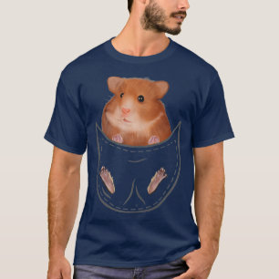 T-shirt Enfants Hamster Vêtements Poche Animal Outfit Cade