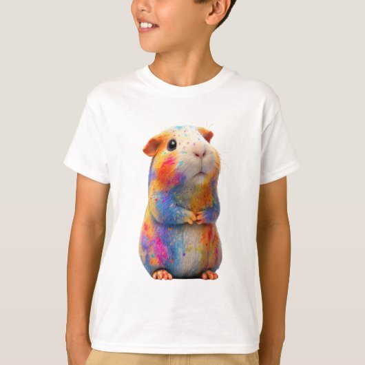 T-shirt Enfants hamsters peints avec éclaboussures d'arc-e (Devant)