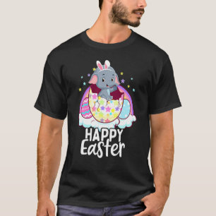 T-shirt Enfants Happy Easter Elephant Bunny Dino Garçons F