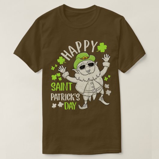 T-shirt Enfants Happy Jour de la Saint Patrick Leprechaun (Design devant)