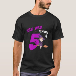 T-shirt Enfants HEX-HEX I'm 5 - Girl 5Th Birthday - Beauti