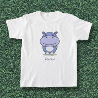 T-shirt Enfants Hippo mignonne