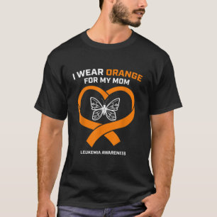 T-shirt Enfants Hommes Femmes Je Porte L'Orange Pour Ma Mè