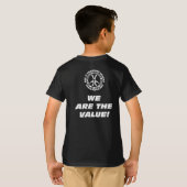 T-shirt Enfants "humain d'équipe " (Dos entier)