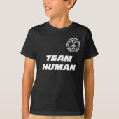 T-shirt Enfants "humain d'équipe " (Devant)