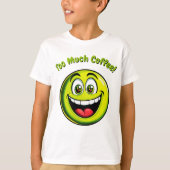 T-shirt Enfants Hyper Emoji Vert Funny (Devant)