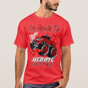 T-shirt Enfants i crush coeurs monster camion tout-petit g