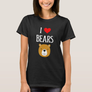 T-shirt Enfants I Love Ours I Coeur Ours Ours Amant Ours G