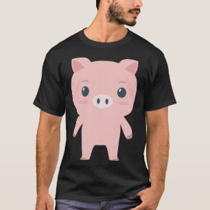 T-shirt Enfants I Love Pigs Pig Piggie pour garçons Filles