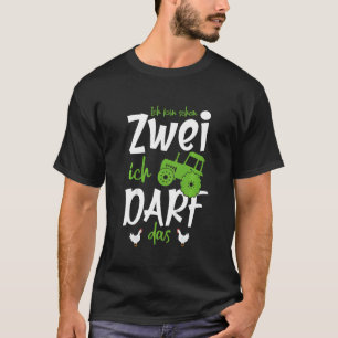 T-shirt Enfants Ich Bin Schon 2 Jahre Ich Darf Das Geburts