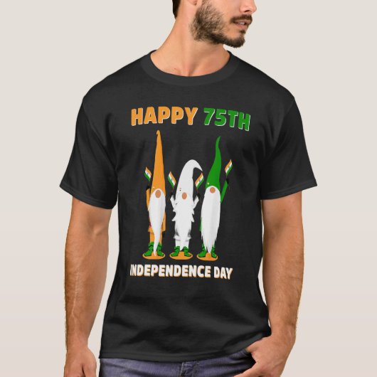 T-shirt Enfants Inde 75e anniversaire de l'indépendance 15 (Devant)