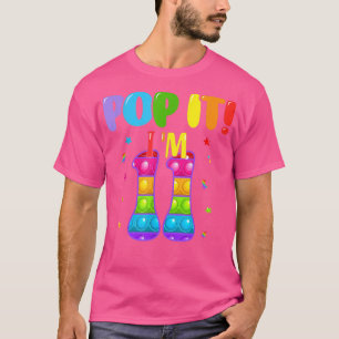 T-shirt Enfants J'ai 11 ans Joyeux 11e anniversaire Pop It