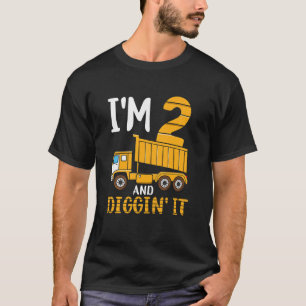 T-shirt Enfants J'ai 2 ans et le creuser des enfants de co
