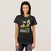 T-shirt Enfants J'ai 5 ans et Diggin' It 5 Digger Boy E (Devant entier)