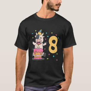 T-shirt Enfants J'ai 8 ans avec anniversaire de enfant de 