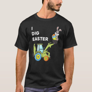 T-shirt Enfants J'Ai Creusé Lapin De Pâques Oeufs De Lapin