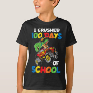 T-shirt Enfants J'Ai Écrasé 100 Jours De Garçons D'École 1