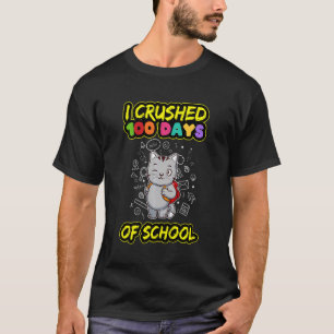 T-shirt Enfants J'Ai Écrasé 100 Jours D'École Ele De Premi