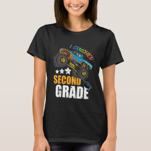 T-shirt Enfants J'ai écrasé de deuxième année Monster Truc