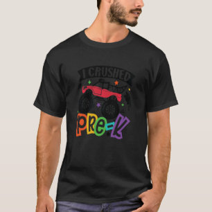 T-shirt Enfants J'ai écrasé Pré K Monster Camion Cap Gradu
